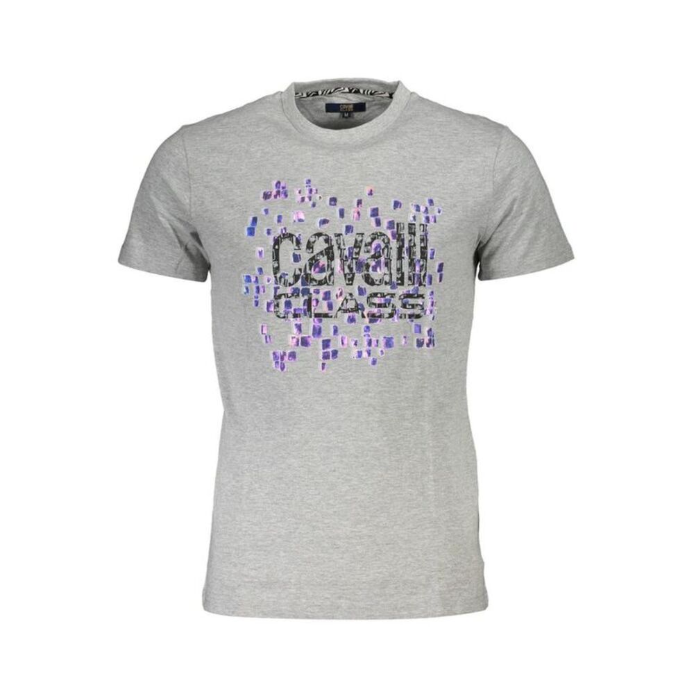 Cavalli Class Brown Cotton Men Men's T-Shirt